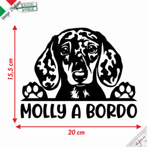 Adesivo cane a bordo, scegli tra le varie razze