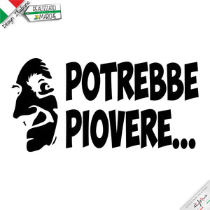 ADESIVO "POTREBBE PIOVERE"