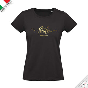 SET di 6 T-shirt personalizzate con testo "TEAM BRIDE"