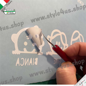 ADESIVI FAMIGLIA Cucù PERSONALIZZATI