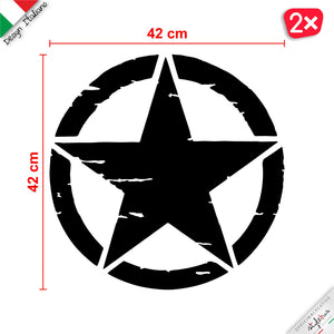 adesivo stella militare Us Army