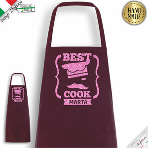 Grembiule Best Cook personalizzato con nome