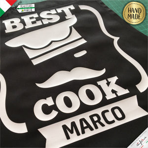 Grembiule Best Cook personalizzato con nome