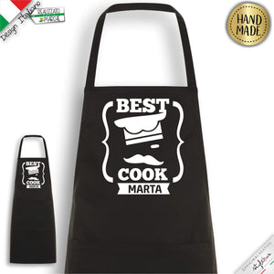 Grembiule Best Cook personalizzato con nome