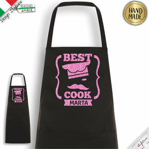 Grembiule Best Cook personalizzato con nome
