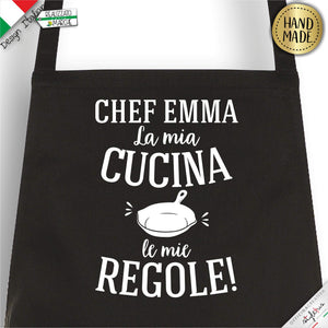 Grembiule  "la mia cucina le mie regole"